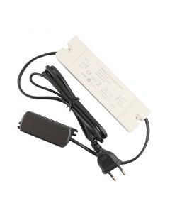 Scatola di distribuzione con trasformatore per plug and play faretti per veranda