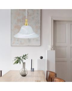 Lampada a sospensione design in ottone, Aurora