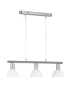 Lampada a sospensione in nichel in vetro, Babette