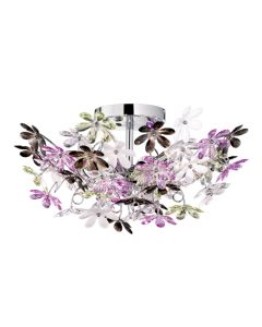 Lampada da soffitto retrò cromata, Wooler
