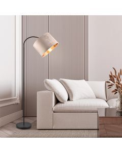 Lampada ad arco moderna beige, Ercan
