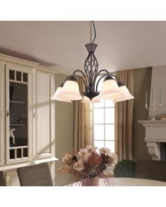 Lampadario classico color ruggine, Detroit
