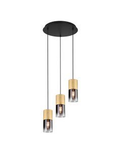 Lampada a sospensione moderna in ottone, Amadi