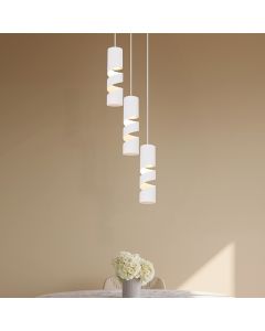Lampada a sospensione design bianca, Marouan