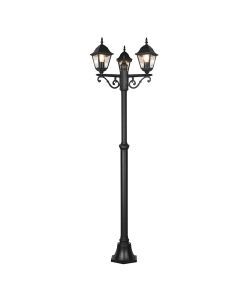 Lampione classico nero, Lavina, IP44