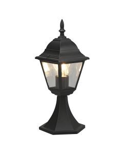 Lampada da esterno classica nera, Lavina, IP44