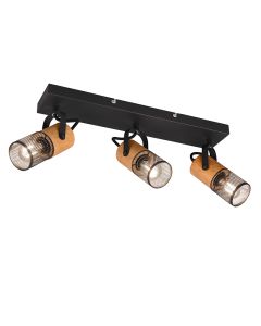 Faretto da soffitto vintage nero, Jessica