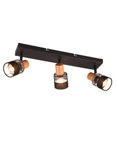 Faretto da soffitto retrò nero, Solmaz