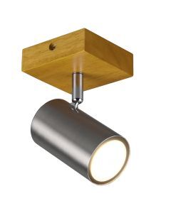 Faretto da soffitto moderno in nichel, Kaso