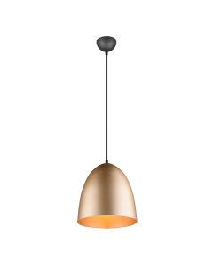 Lampada a sospensione semisfera moderna in ottone, Ingmar