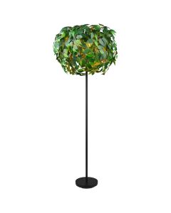 Lampada da terra design verde, Urwa, con interruttore