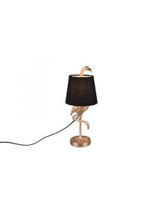 Lampada da tavolo moderna dorata, Marie, con interruttore