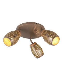 Faretto da soffitto moderno marrone, Delana