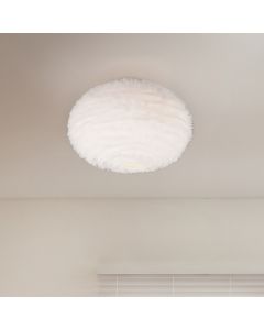 Lampada da soffitto beige in tessuto, Vijay