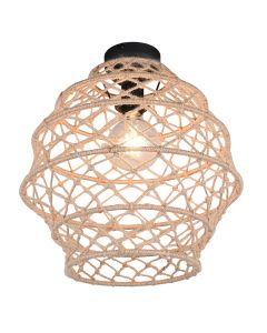 Lampada da soffitto rustica marrone, Liduina