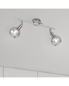 Faretto da soffitto moderno cromato, Omari
