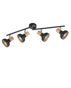 Faretto da soffitto moderno nero, Toos