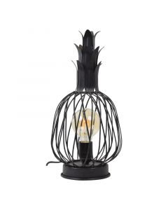 Lampada da tavolo nera industriale, Keri