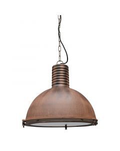 Lampade a sospensione per tavolo da pranzo color ruggine industriale, Descon