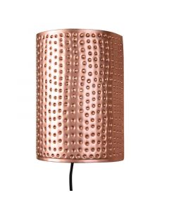 Applique da parete in rame industriale, Fawwaz