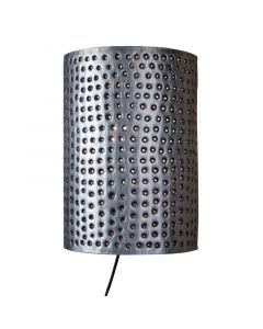 Applique da parete in zinco industriale, Fawwaz