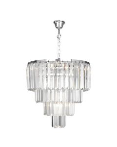 Lampada a sospensione cromata design, Kajol
