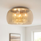 Lampada da soffitto ambrata design, Lorenzo