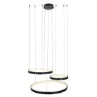 Lampada a sospensione nera design, Giorgio, 60W, 2700K LED