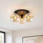 Lampada da soffitto ambrata design, Emerson