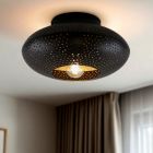 Lampada da soffitto nera orientale, Hila