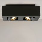 Faretto da superficie nero moderno, Akira