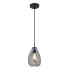 Lampada a sospensione grigia design, Evito