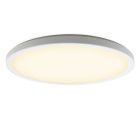 Plafoniera bianca in plastica, Shona, 18W, 3000K LED, dimmer in 3 fasi