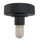 Rosone lampada nero in plastica, Aafje, IP44
