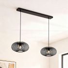 Lampada a sospensione nera industriale, Lieve