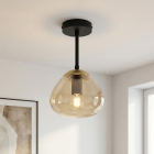 Lampada da soffitto ambrata design, Sedef