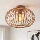 Lampada da soffitto tortora industriale, Lieve
