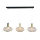 Lampada a sospensione trasparente retrò, Charlois