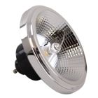 Olucia lampada LED GU10 (AR111) regolabile Clint, nero, 6W, 4000K