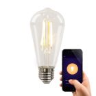 Olucia lampadina LED smart E27 Deco, 5W, dim to warm