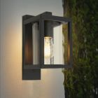 Lampada da esterno nera moderna, Amalie, IP54