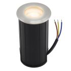 Faretto da esterno a pavimento cromato in alluminio, Catamarca, 12V, 3W, 3000K LED, IP68