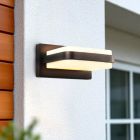 Lampada da esterno nera moderna, Sita, 12W, 3000K LED, IP44