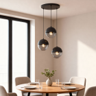 Lampada a sospensione grigia design, Nalini