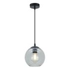 Lampada a sospensione grigia design, Giada