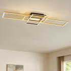 Lampada da soffitto in ottone moderna, Alessandro, 60W, 3000K LED, dimmer in 3 fasi