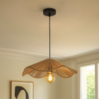 Lampada a sospensione marrone rustica, Annelot