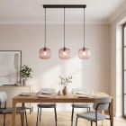 Lampada a sospensione rosa design, Charlois