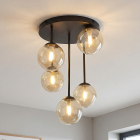 Lampada da soffitto ambrata design, Stacy