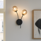 Applique da parete ambrata design, Stacy